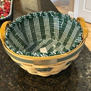 Longaberger 1999 Christmas Popcorn Basket
